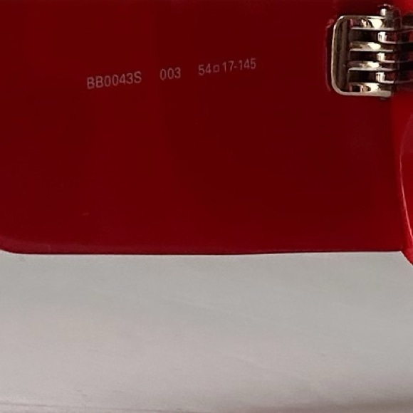 Authentic Balenciaga Red Susi Heart Sunglasses - Picture 6 of 7